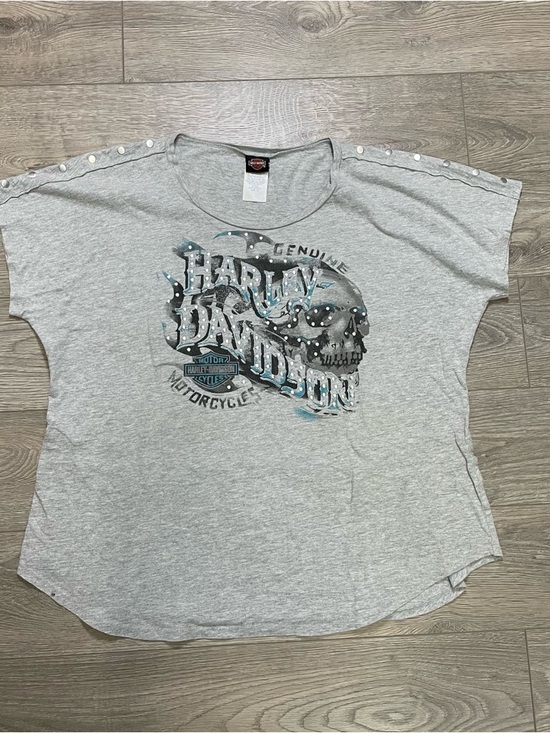 Harley-Davidson Tops - Harley-Davidson Bling Skull Tee XL Vision Harley-Davidson‎ Repentigny QC